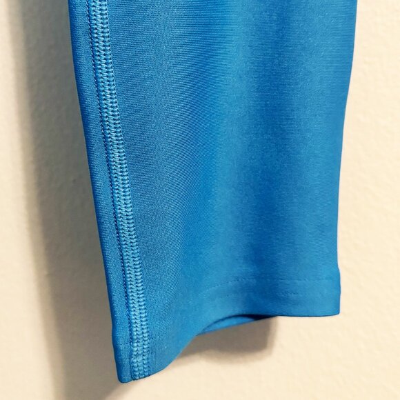 Metallic Blue Leggings | Size M - Picture 4 of 7